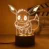 Pokemon Pikachu LED 3D éjszakai fény gyerekeknek játék Anime figurák Kawaii Pikachu éjjeli lámpa gyerekeknek hálószoba dekoráció