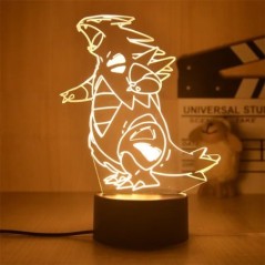 Pokemon Pikachu LED 3D éjszakai fény gyerekeknek játék Anime figurák Kawaii Pikachu éjjeli lámpa gyerekeknek hálószoba dekoráció