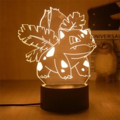 Pokemon Pikachu LED 3D éjszakai fény gyerekeknek játék Anime figurák Kawaii Pikachu éjjeli lámpa gyerekeknek hálószoba dekoráció