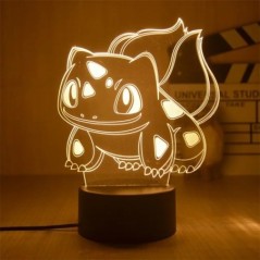 Pokemon Pikachu LED 3D éjszakai fény gyerekeknek játék Anime figurák Kawaii Pikachu éjjeli lámpa gyerekeknek hálószoba dekoráció