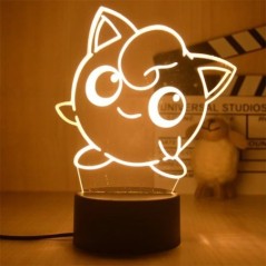 Pokemon Pikachu LED 3D éjszakai fény gyerekeknek játék Anime figurák Kawaii Pikachu éjjeli lámpa gyerekeknek hálószoba dekoráció