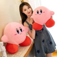 Anime Star Kirby plüssjátékok Puha kitömött állatbaba bolyhos rózsaszín plüss baba párna szoba dekorációs játékok gyerekeknek aj