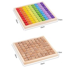 Montessori oktatási matematikai játékok gyerekeknek gyerekeknek 99 szorzótábla matematika aritmetikai oktatási segédanyagok