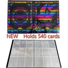 9 zsebes 540 DB betűs Pokémon kártyák Album Könyvgyűjtemény Tartó Játékok Anime játék Poke Card Binder Mappa Töltött lista Játék