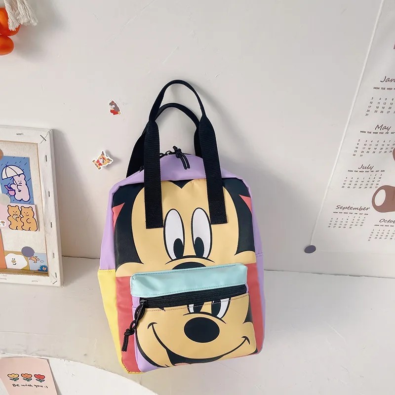 Disney New Mickey Kids Hátizsák Luxus Márka Fiúk Lányok Iskolatáskák Kiváló minőségű, nagy kapacitású óvodai hátizsákok