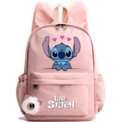 Disney Lilo Stitch hátizsák lányoknak, fiúknak, diákoknak, tinédzsereknek, hátizsákoknak, nőknek, aranyos, alkalmi iskolatáskákn