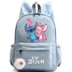 Disney Lilo Stitch hátizsák lányoknak, fiúknak, diákoknak, tinédzsereknek, hátizsákoknak, nőknek, aranyos, alkalmi iskolatáskákn