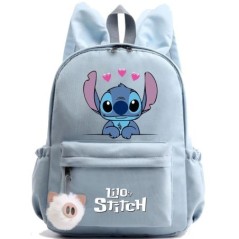 Disney Lilo Stitch hátizsák lányoknak, fiúknak, diákoknak, tinédzsereknek, hátizsákoknak, nőknek, aranyos, alkalmi iskolatáskákn