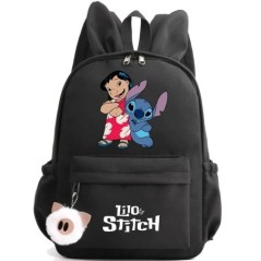 Disney Lilo Stitch hátizsák lányoknak, fiúknak, diákoknak, tinédzsereknek, hátizsákoknak, nőknek, aranyos, alkalmi iskolatáskákn