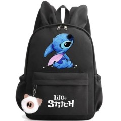 Disney Lilo Stitch hátizsák lányoknak, fiúknak, diákoknak, tinédzsereknek, hátizsákoknak, nőknek, aranyos, alkalmi iskolatáskákn