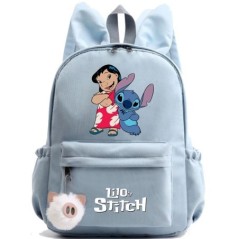 Disney Lilo Stitch hátizsák lányoknak, fiúknak, diákoknak, tinédzsereknek, hátizsákoknak, nőknek, aranyos, alkalmi iskolatáskákn