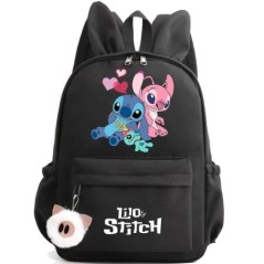 Disney Lilo Stitch hátizsák lányoknak, fiúknak, diákoknak, tinédzsereknek, hátizsákoknak, nőknek, aranyos, alkalmi iskolatáskákn