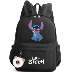 Disney Lilo Stitch hátizsák lányoknak, fiúknak, diákoknak, tinédzsereknek, hátizsákoknak, nőknek, aranyos, alkalmi iskolatáskákn