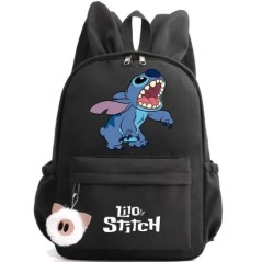 Disney Lilo Stitch hátizsák lányoknak, fiúknak, diákoknak, tinédzsereknek, hátizsákoknak, nőknek, aranyos, alkalmi iskolatáskákn