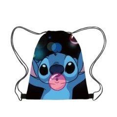 Disney Stitch Children Backpack Drawstring Bags Cartoon Mini Lilo&Stitch Travel Storage Bag Casual Swim Portable Backpack