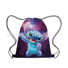 Anime Disney Stitch gyerekek Nyomtatás sminktáska Aranyos rendezőtáska tasakok táskához Rajzfilm női mini kozmetikai táska egyed