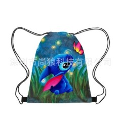 Anime Disney Stitch gyerekek Nyomtatás sminktáska Aranyos rendezőtáska tasakok táskához Rajzfilm női mini kozmetikai táska egyed