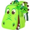 3PCS Toddler Backpack for Boys, 12'' Dinosaur Bookbag and Lunch Box Kindergarten Preschool Bag