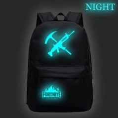 Fortnite Games hátizsák Fortnite világító, ragyogó iskolatáskák tinédzsereknek Unisex iskolai laptop Mochilas utazási alkalmi tá