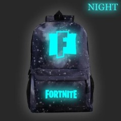 Fortnite Games hátizsák Fortnite világító, ragyogó iskolatáskák tinédzsereknek Unisex iskolai laptop Mochilas utazási alkalmi tá