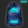 Fortnite Games hátizsák Fortnite világító, ragyogó iskolatáskák tinédzsereknek Unisex iskolai laptop Mochilas utazási alkalmi tá