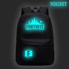 Fortnite Games hátizsák Fortnite világító, ragyogó iskolatáskák tinédzsereknek Unisex iskolai laptop Mochilas utazási alkalmi tá