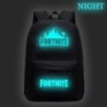 Fortnite Games hátizsák Fortnite világító, ragyogó iskolatáskák tinédzsereknek Unisex iskolai laptop Mochilas utazási alkalmi tá