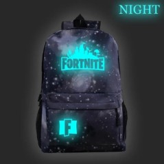 Fortnite Games hátizsák Fortnite világító, ragyogó iskolatáskák tinédzsereknek Unisex iskolai laptop Mochilas utazási alkalmi tá