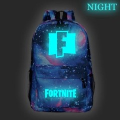 Fortnite Games hátizsák Fortnite világító, ragyogó iskolatáskák tinédzsereknek Unisex iskolai laptop Mochilas utazási alkalmi tá