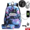 USB töltő vászon hátizsák Mochila Escolar FORTNITE játék Anime lány fiúknak iskolai hátizsák táskák utazási hátizsák