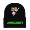 Minecraft sorozatú kalap Minecraft kötött sapka nyomtatott mintás játék Thermal curling pamut sapka Őszi és téli ruházathoz illő