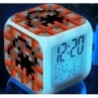 Minecraft 7colors Zombi figura Ébresztőóra Steve Gyémánt kard Led Asztali Digitális órák Hálószoba dekoráció Játék gyerekeknek s