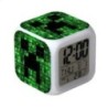 Minecraft 7colors Zombi figura Ébresztőóra Steve Gyémánt kard Led Asztali Digitális órák Hálószoba dekoráció Játék gyerekeknek s