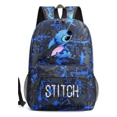 MINISO Disney Stitch Kids Hátizsák Rajzfilm Stitch Print Óvodai tolltartó Fiú Lány Válltáska Gyermek iskolatáska Ajándék