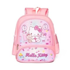 Sanrioed Anime Hello Kitty Cinnamoroll My Melody Kuromi aranyos gyerek hátizsák Kawaii rajzfilm bőr mini iskolatáska ünnepi aján