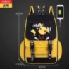 MINISO Pikachu PKQ iskolatáska általános iskolásoknak divatos könnyű fiúk és lányok iskolatáska Mochila gyerekeknek