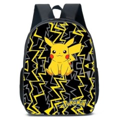 MINISO 3 PC-s szett Pikachu Pokémon hátizsák általános és középiskolás diákok iskolatáska fiúk lányok anime rajzfilm iskolatáska