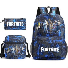 Fortnites 3db/szett gyerek gyerek iskolatáska Fortnites hátizsák iskolatáska hideg vízálló iskolatáska Fortress éjszakai diák is