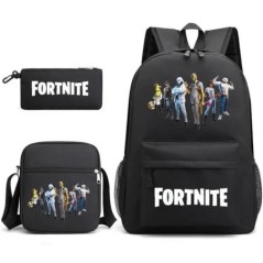 Fortnites 3db/szett gyerek gyerek iskolatáska Fortnites hátizsák iskolatáska hideg vízálló iskolatáska Fortress éjszakai diák is