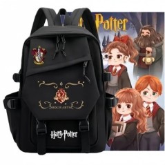 Roxfort jelvény hátizsákok Anime Harry Potter iskolatáskák tinédzsereknek Hordozható laptoptáskák Nagy kapacitású utazási hátizs