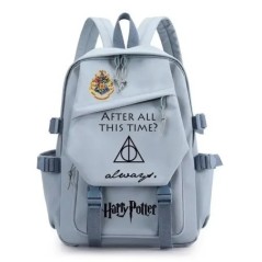 Roxfort jelvény hátizsákok Anime Harry Potter iskolatáskák tinédzsereknek Hordozható laptoptáskák Nagy kapacitású utazási hátizs