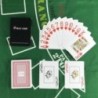 1 PCS PVC Baccarat Texas Hold'em Plastic Waterproof Scrub Playing Cards Poker Club Cards Board Games 8.8X6.3Cm Magic Tricks Tool