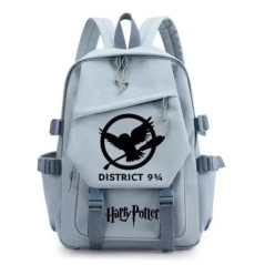 Roxfort jelvény hátizsákok Anime Harry Potter iskolatáskák tinédzsereknek Hordozható laptoptáskák Nagy kapacitású utazási hátizs