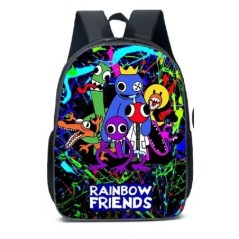 MINISO New Rainbow Friends Hátizsák Óvoda Kisgyermek Rajzfilm Iskolatáska Mochila Girls Anime Gyerekjátékok Ajándékok