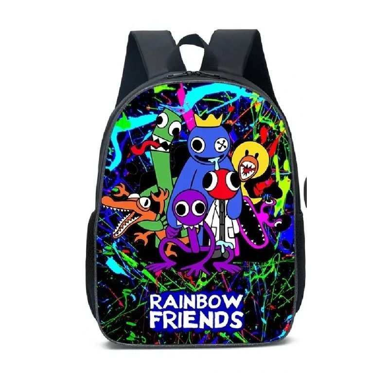 MINISO New Rainbow Friends Hátizsák Óvoda Kisgyermek Rajzfilm Iskolatáska Mochila Girls Anime Gyerekjátékok Ajándékok