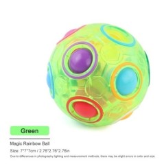 Creative Magic Rainbow Puzzle Ball Fidget Stresszoldó játékok gyerekeknek Felnőtt stresszoldó Színek Hozzáillő labdák Szórakozta