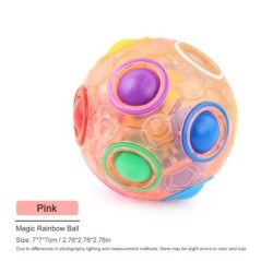 Creative Magic Rainbow Puzzle Ball Fidget Stresszoldó játékok gyerekeknek Felnőtt stresszoldó Színek Hozzáillő labdák Szórakozta