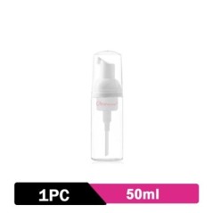 50 ml/150 ml/200 ml habzó szappanpalack üres műanyag habos arctisztító pumpás flakon utazási újratölthető lotion sampon adagoló