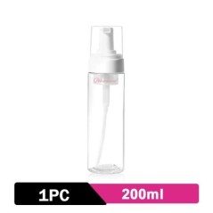 50 ml/150 ml/200 ml habzó szappanpalack üres műanyag habos arctisztító pumpás flakon utazási újratölthető lotion sampon adagoló