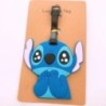 Disney Anime Cute Stitch Csomagcímke Bőrönd azonosító Címek Tartó Poggyászbeszálló Címkék Hordozható címke